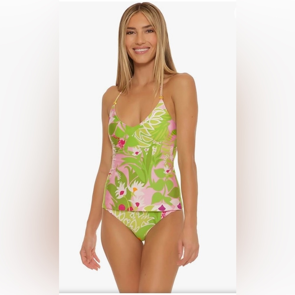 Trina Turk La Palma Swimsuit  Retail $170 NWT